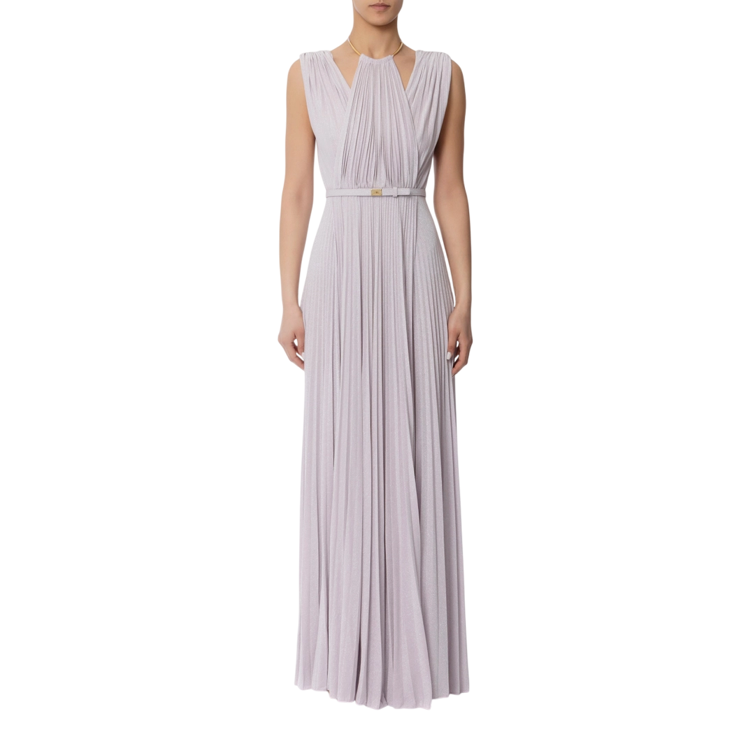 Abito da donna Red Carpet in jersey lurex con cintura – Estrobymucci