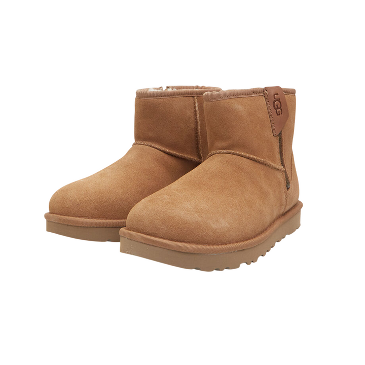 Stivali UGG da donna classic mini bailey zip chestnut