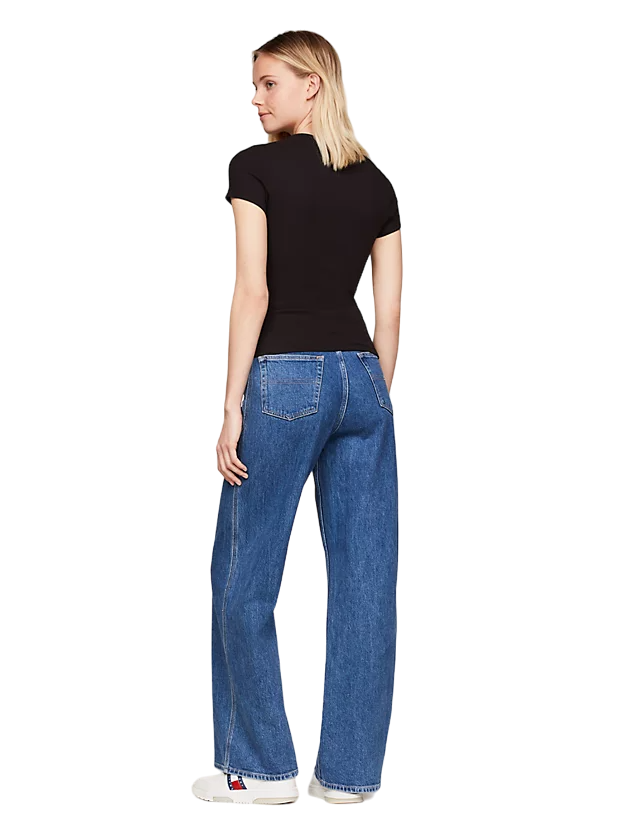 T-shirt slim fit a coste