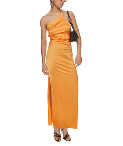 Abito cut-out in viscosa