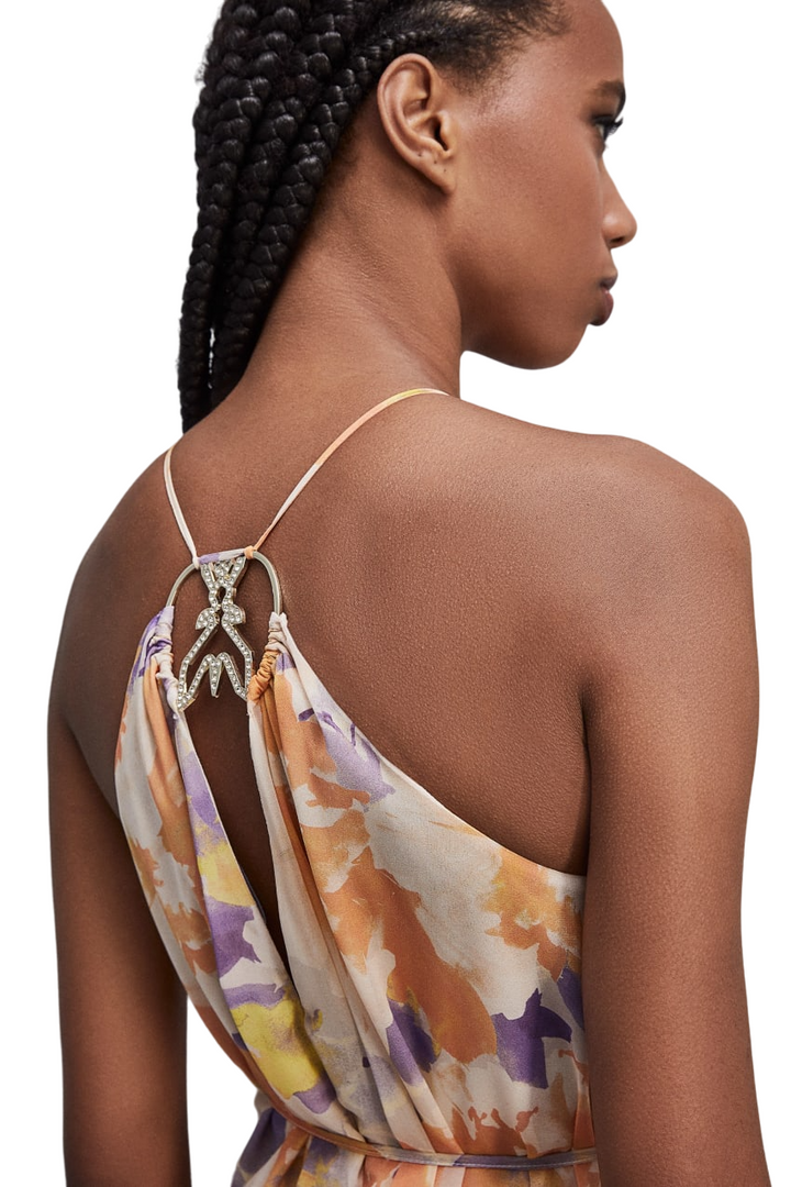 Abito gioiello in chiffon