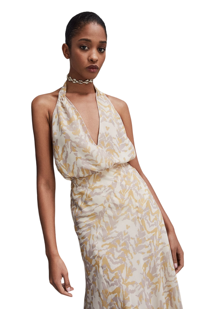 Top body smanicato in Chiffon