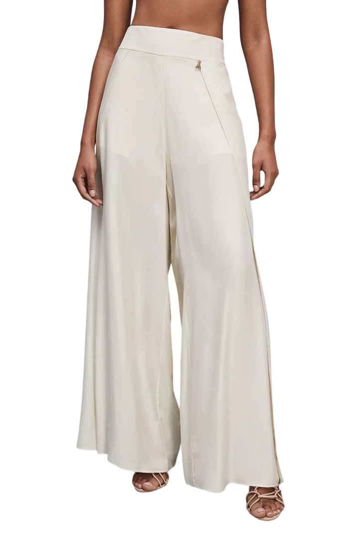 Pantalone a palazzo punto smock