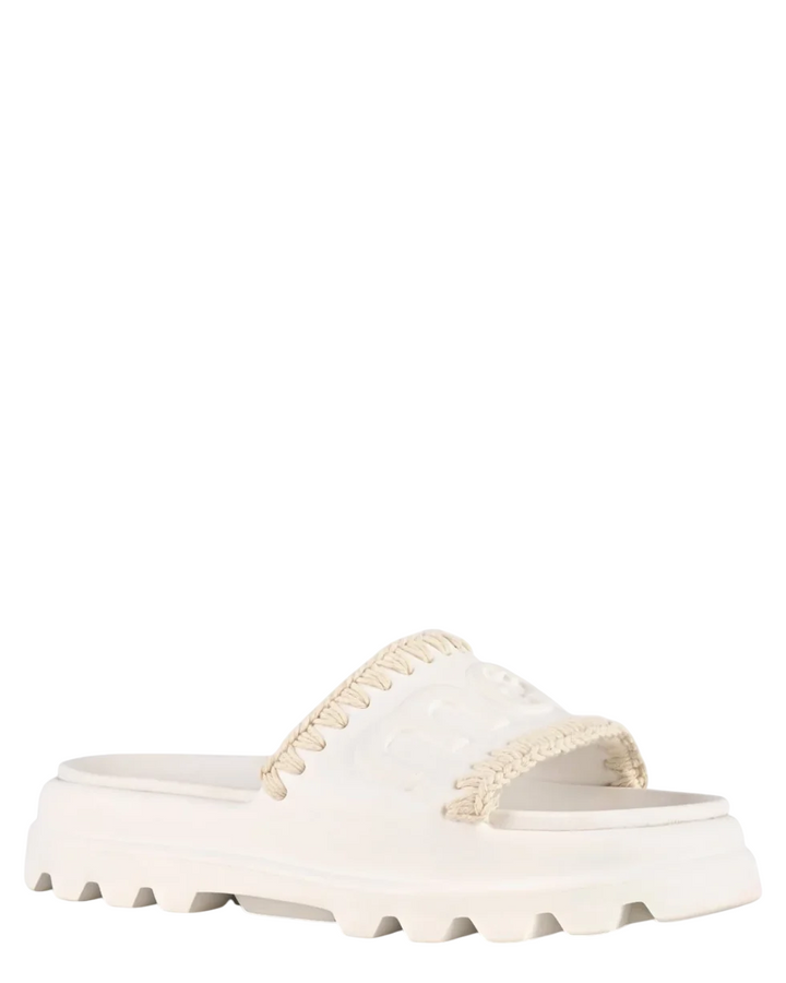 Mou Eva One-Piece Slide Sandali Leggeri con Cuciture