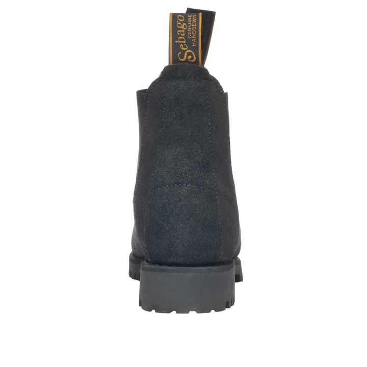 Stivaletti chelsea in suede neri da donna