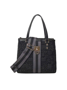 Borsa da donna nera in velluto