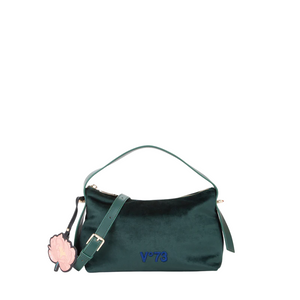 Borsa a spalla da donna verde