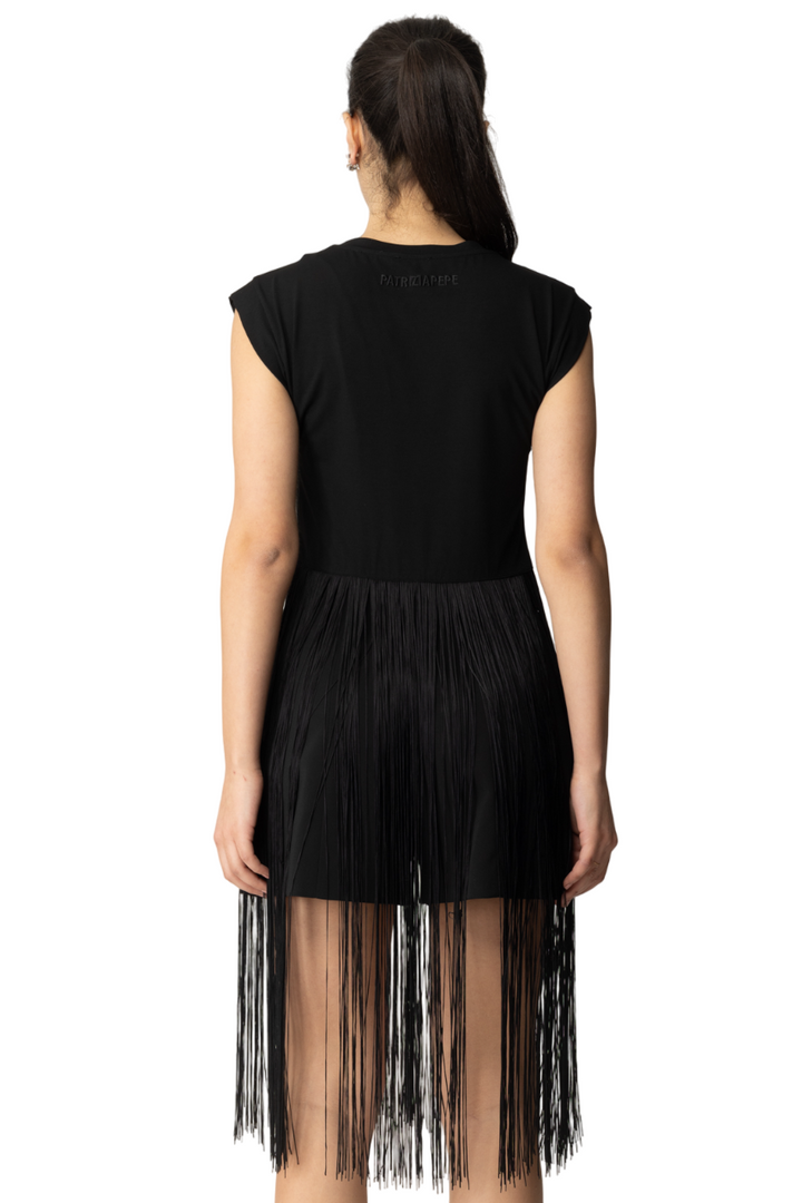 Top Bustier con frange