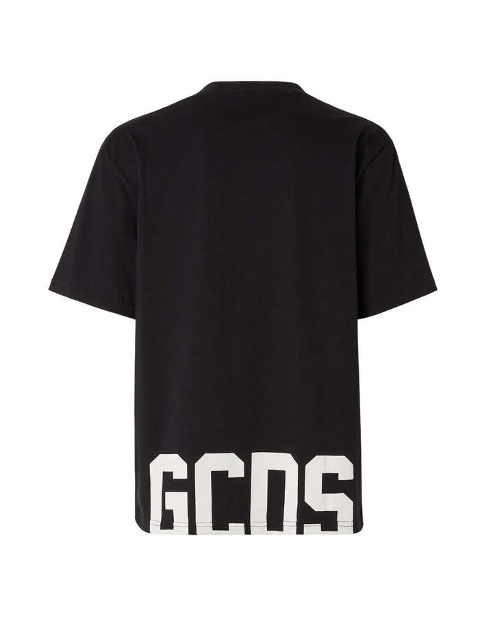 T- shirt da uomo con logo nera