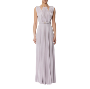 Abito Red Carpet in jersey lurex con cintura