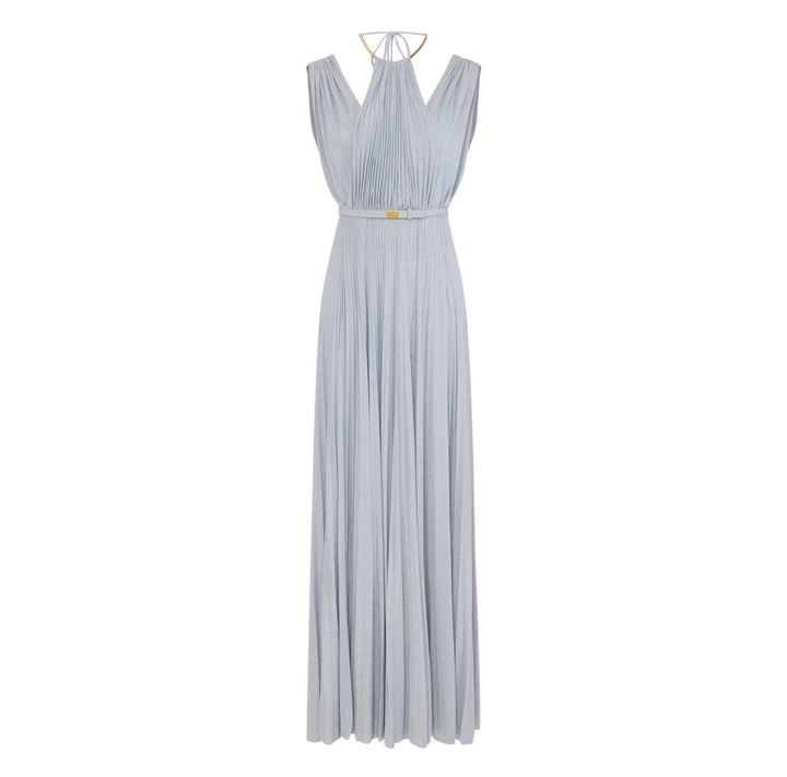 Abito Red Carpet in jersey lurex con cintura