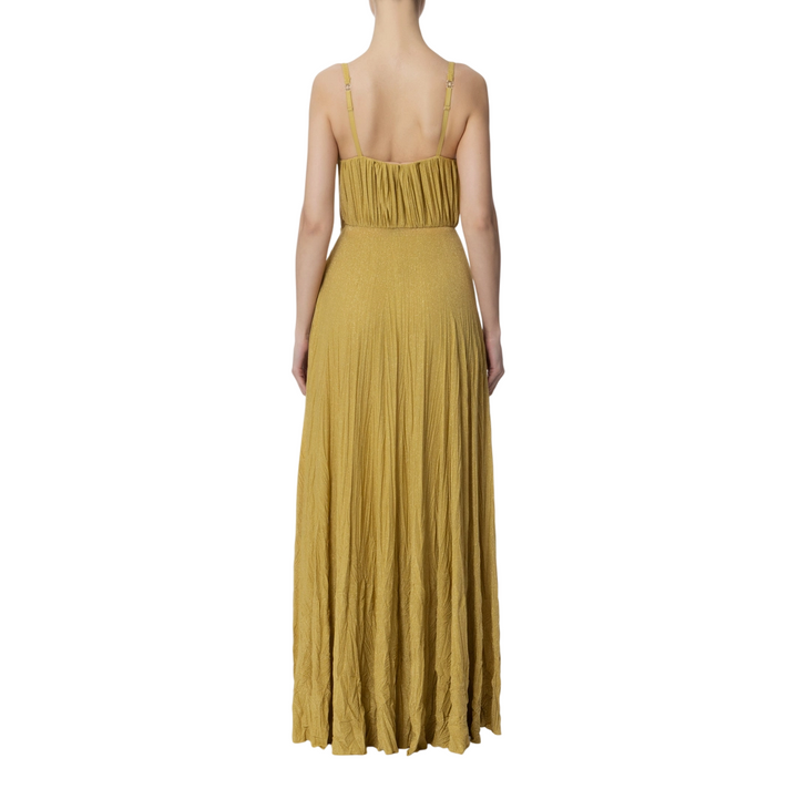 Abito da donna red carpet in jersey lurex con fiore ricamato