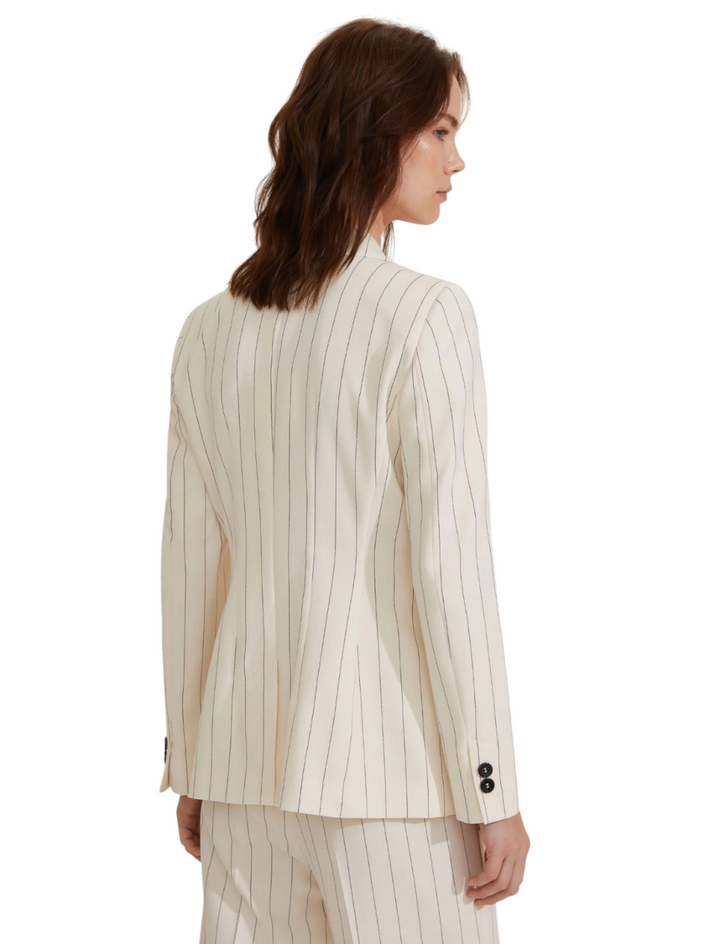 Tailleur da donna gessato
