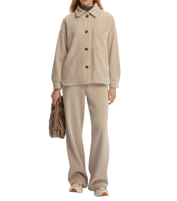 Camicia over da donna in velluto