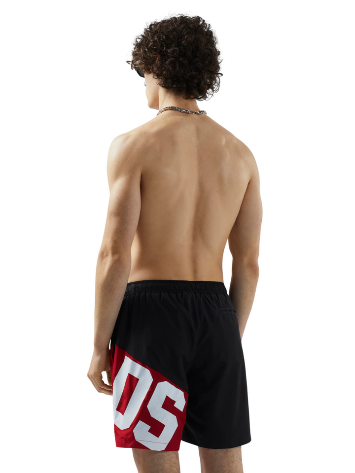 Costume da bagno con logo a fascia essentials