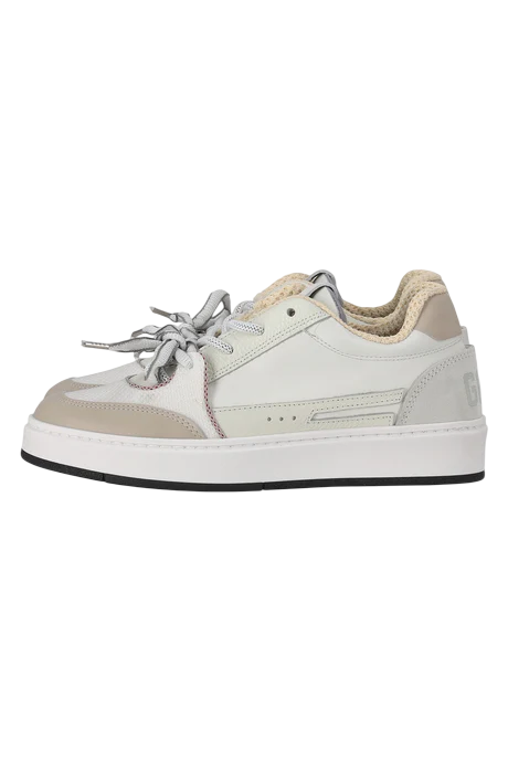 Sneakers da uomo bianche e beig