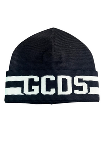 Cappello da uomo nero con logo