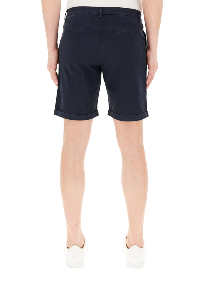 Bermuda chino in cotone blu navy