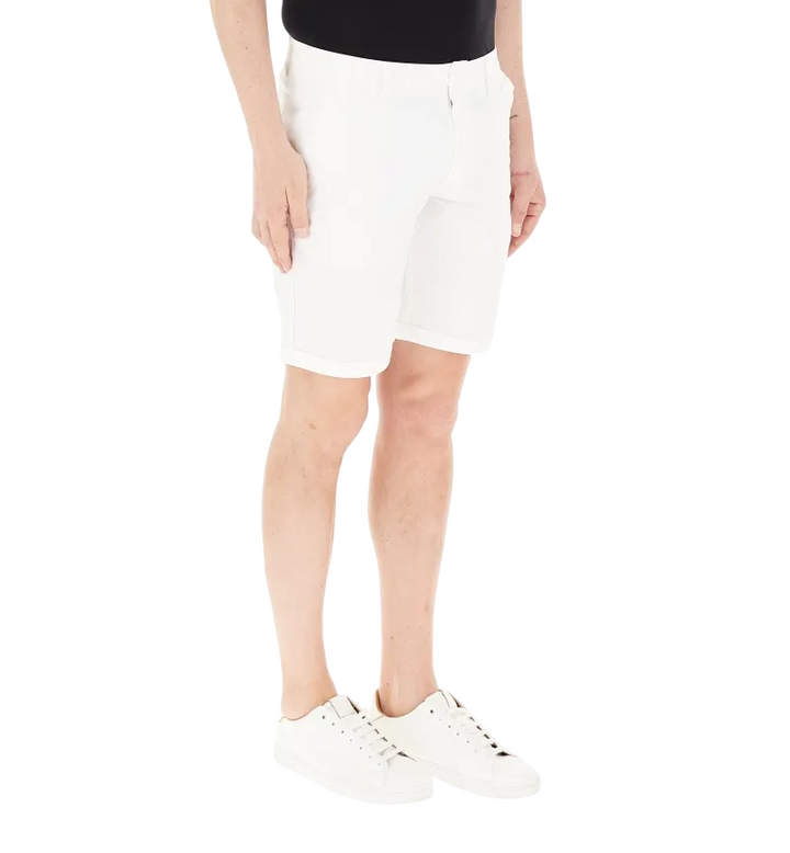 Bermuda chino in cotone bianco panna - Sun68