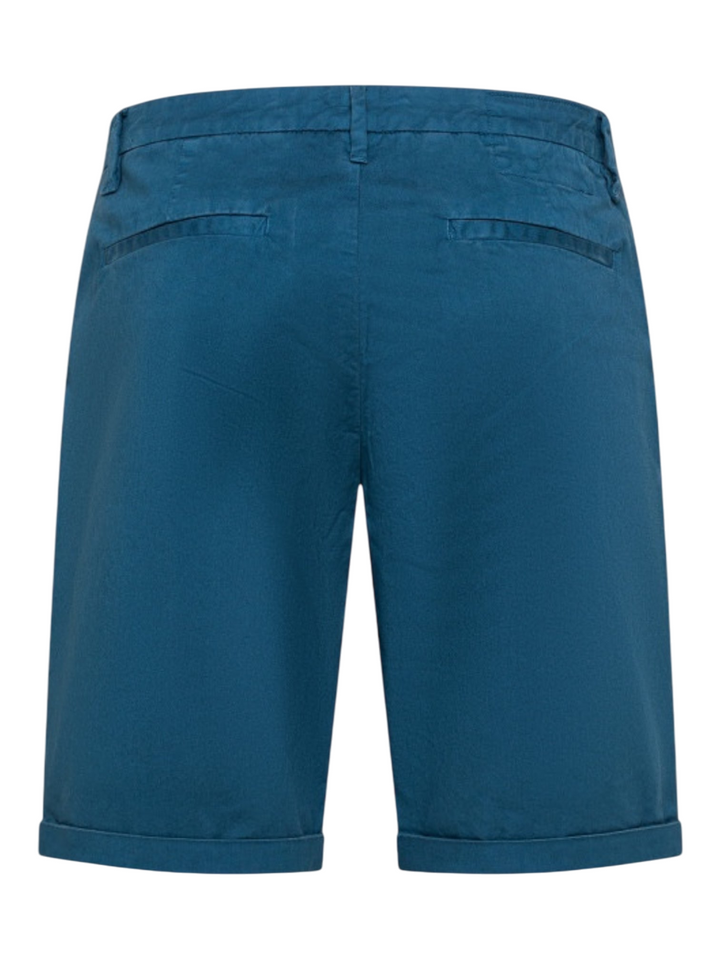 Bermuda chino in cotone avio scuro