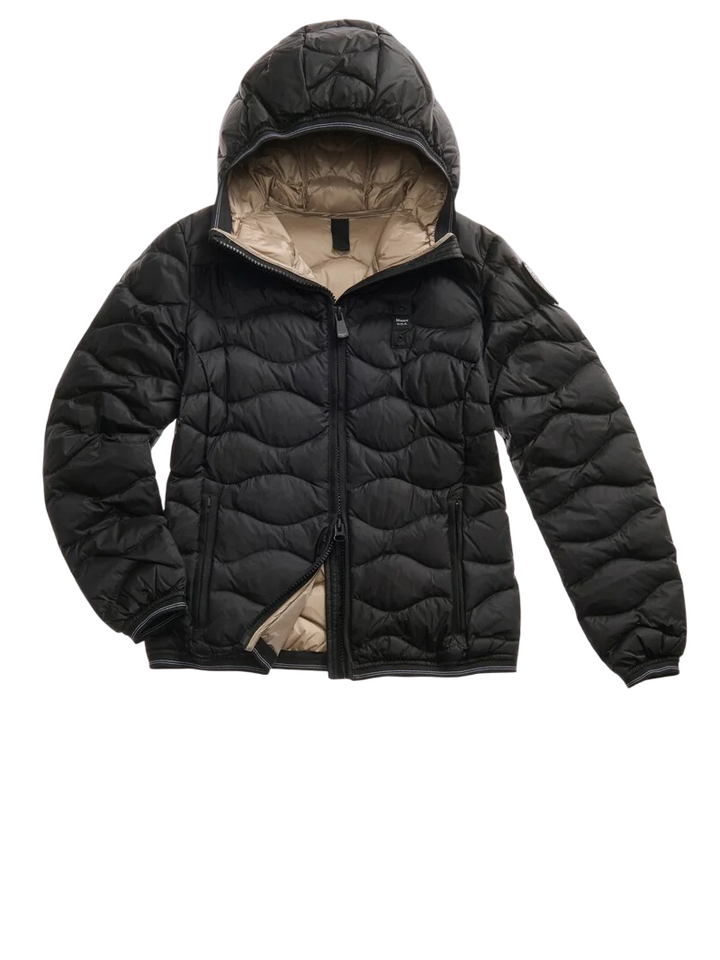 Piumino da donna ad onde Camelia