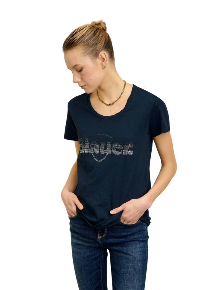 T-SHIRT LOGO GLITTER GRAHAM