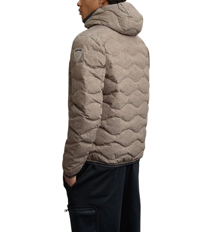 Piumino da uomo wax ad onde lontra