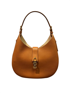 Borsa hobo da donna color cuoio – Borsa morbida a spalla elegante e casual chic