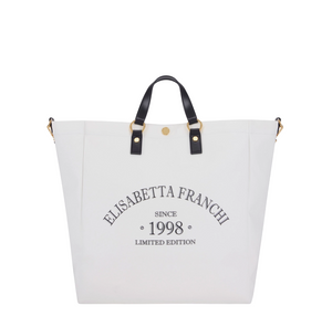 Borsa tote in canvas bianca