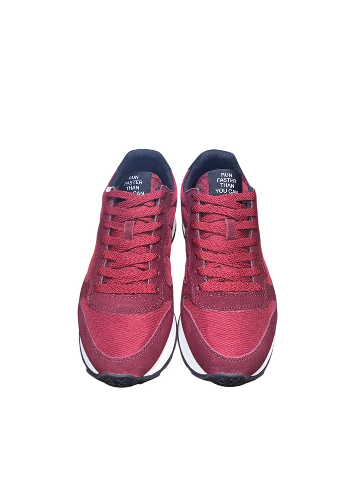 Sneakers da uomo bordeaux