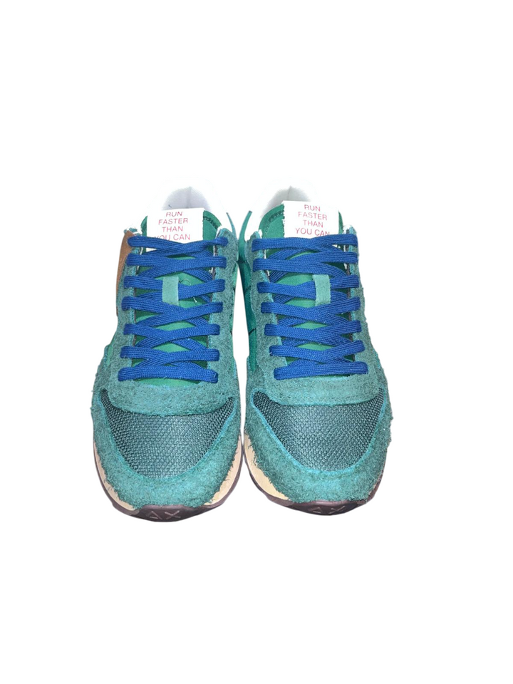 Sneakers da uomo verde scuro