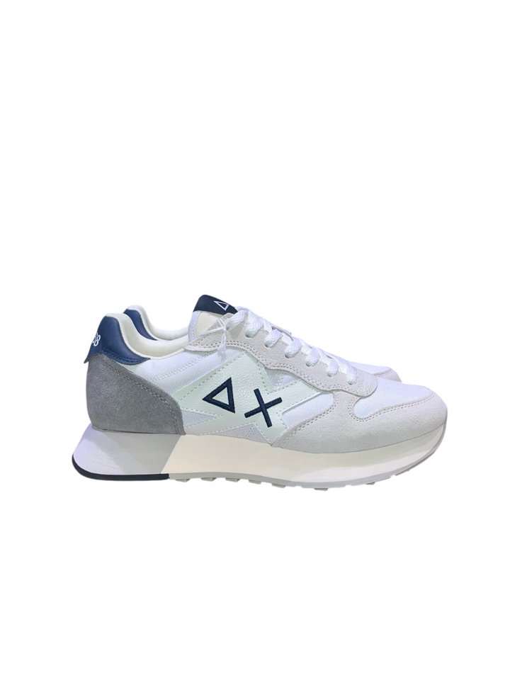 Sneakers da uomo bianche e grigie