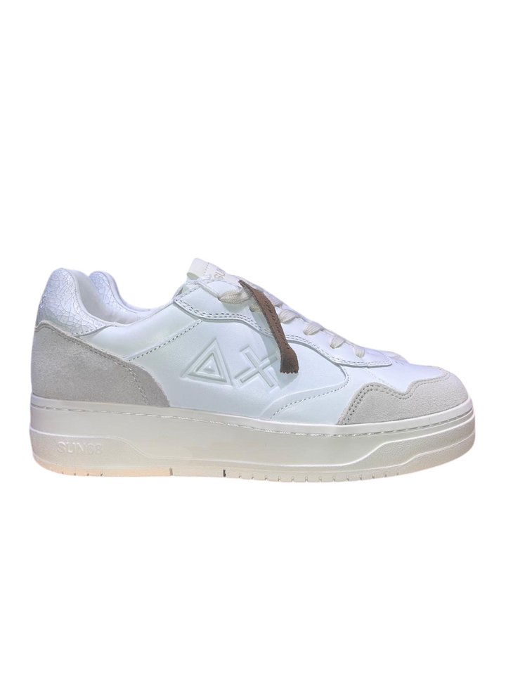 Sneakers da uomo bianche-beige