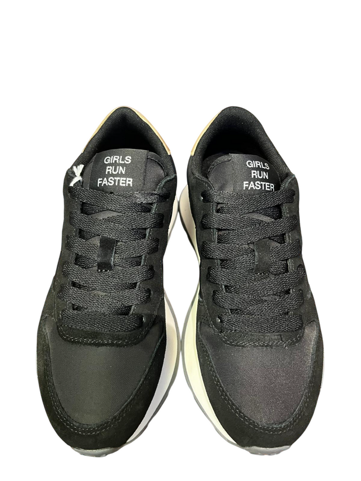 Sneakers da donna nere e oro