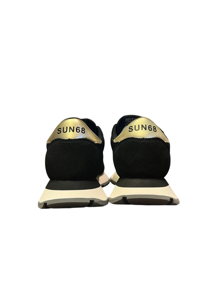 Sneakers da donna nere e oro