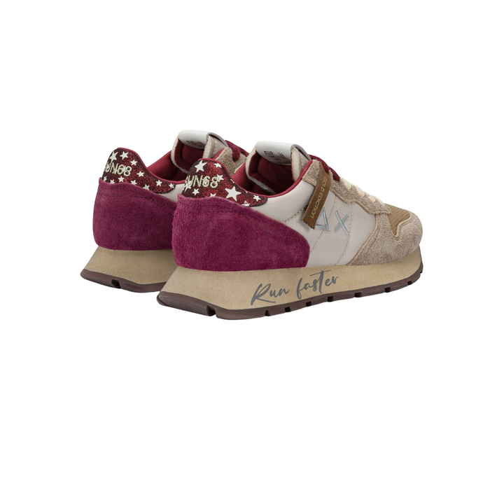 Sneakers da donna bordeaux