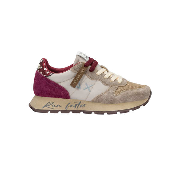 Sneakers da donna bordeaux