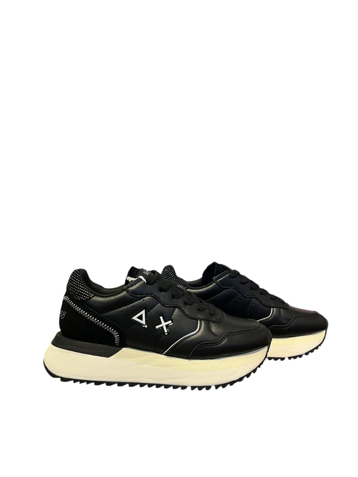 Sneakers da donna nere platform
