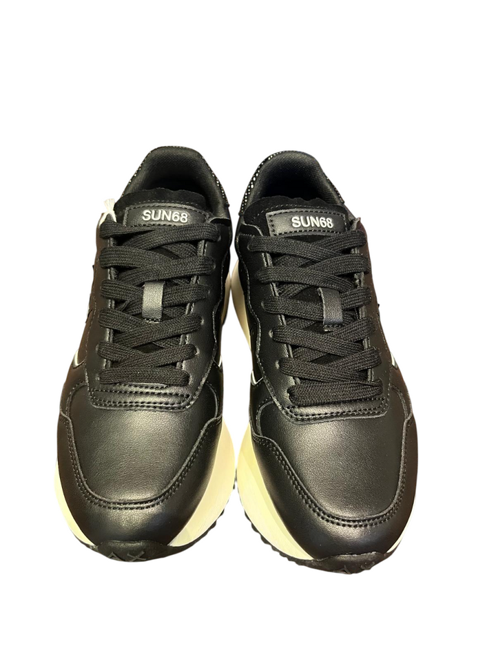 Sneakers da donna nere platform