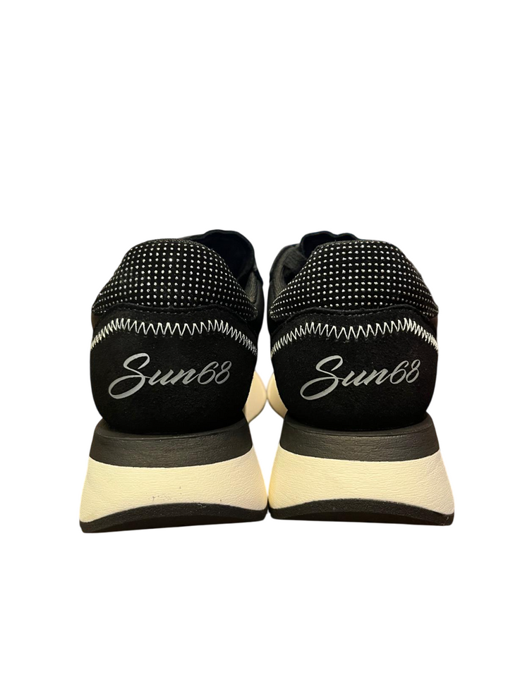 Sneakers da donna nere platform