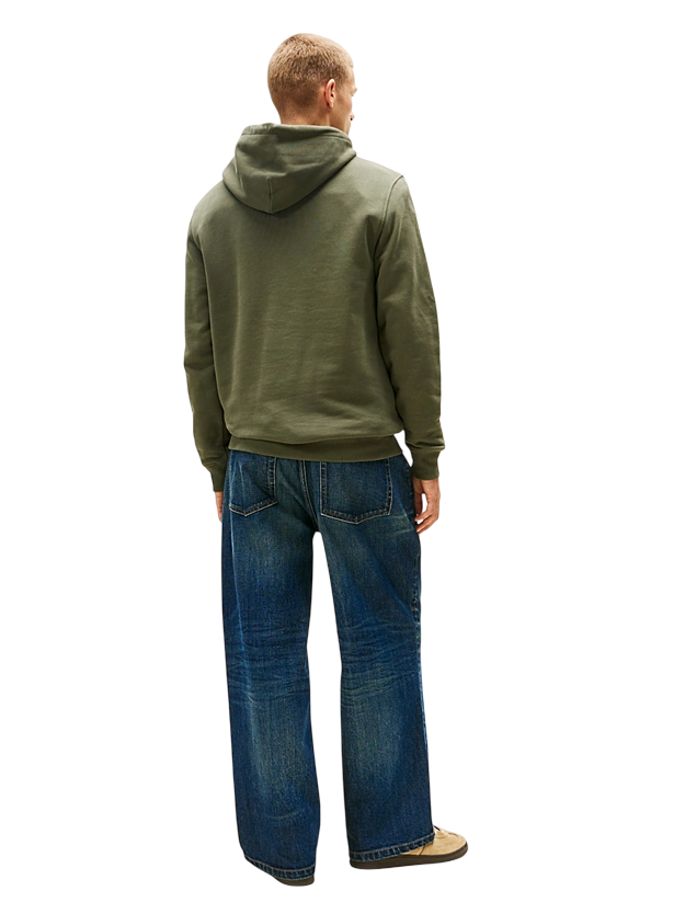 Felpa con cappuccio e distintivo Tommy
