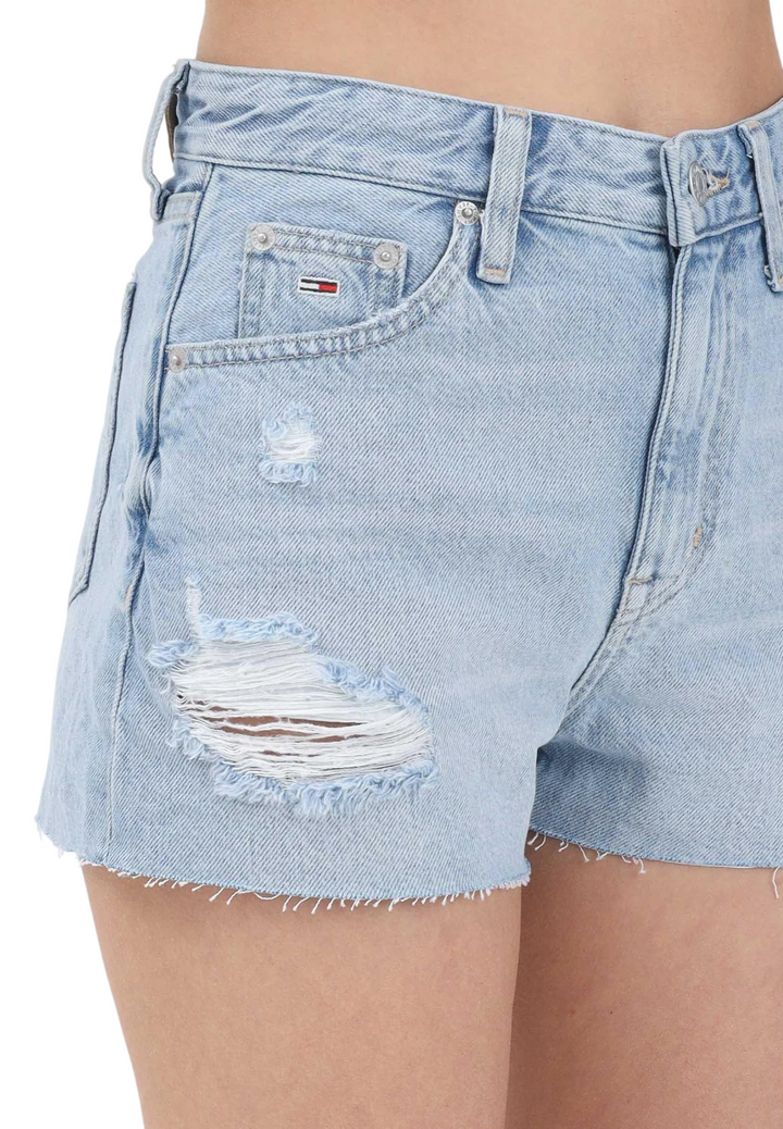 TOMMY JEANS Shorts in denim chiaro da donna