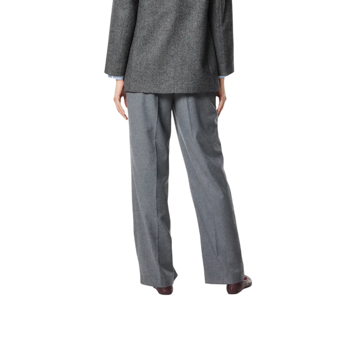 Pantaloni a gamba larga da donna grigi