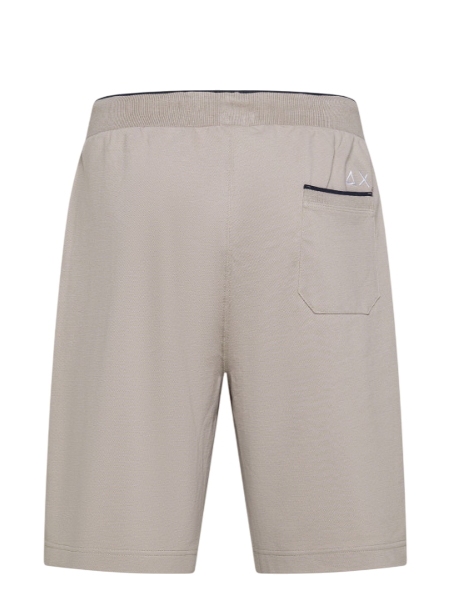 Bermuda in piquet di cotone stone