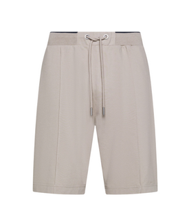Bermuda in piquet di cotone stone
