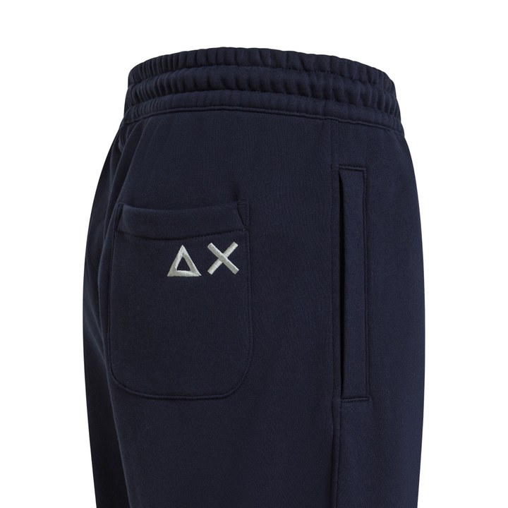Pantaloni in felpa da uomo di misto cotone navy blue