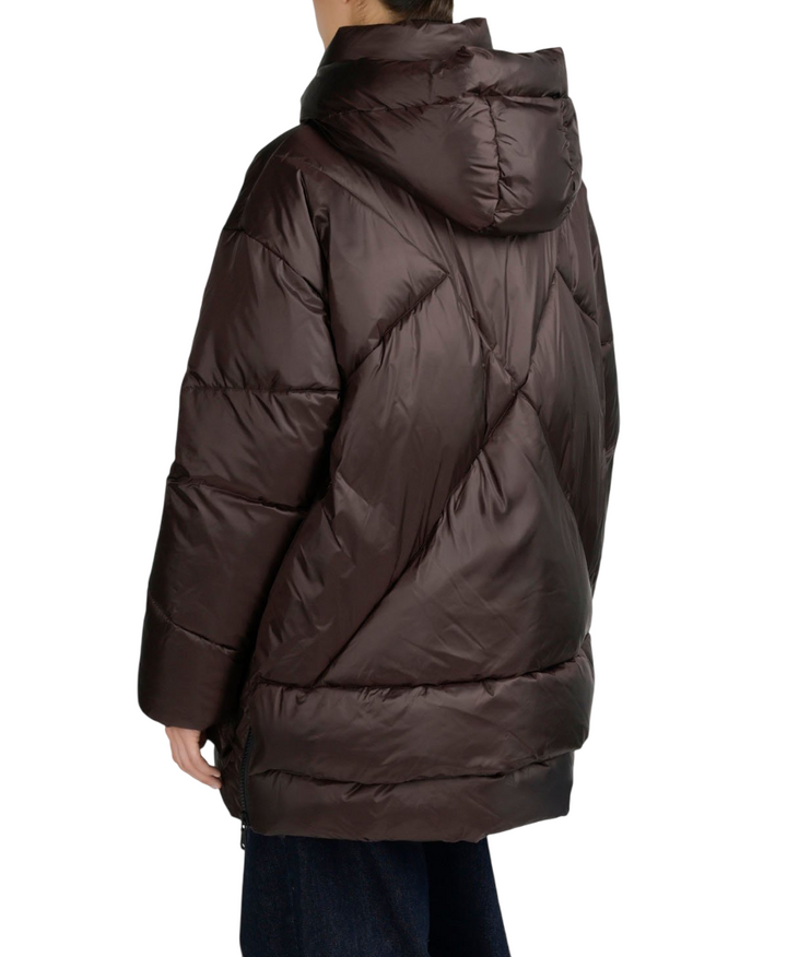 Piumino da donna eugenie mid 2.0 black coffe