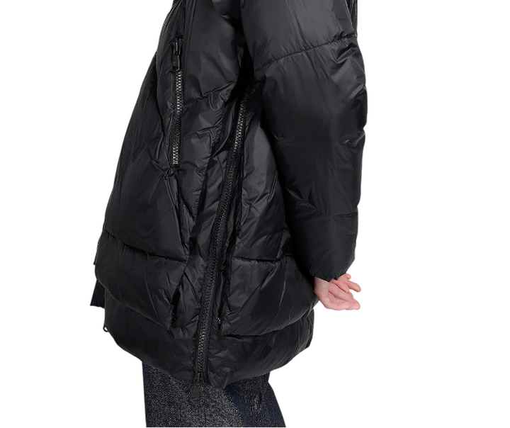 Piumino da donna eugenie mid 2.0 nero