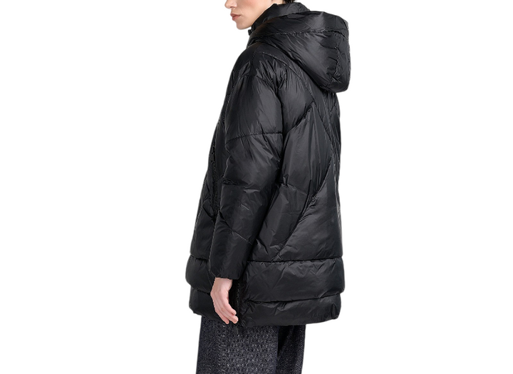 Piumino da donna eugenie mid 2.0 nero