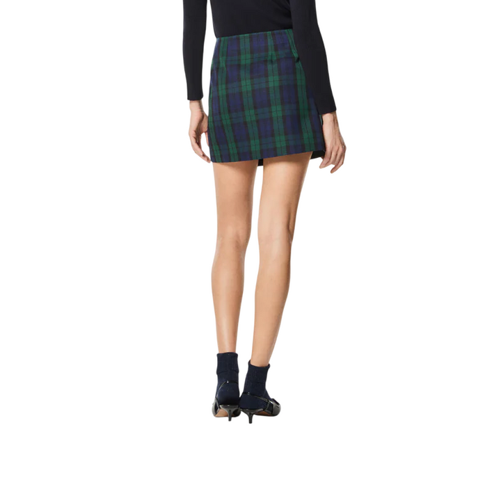 Minigonna in tartan da donna